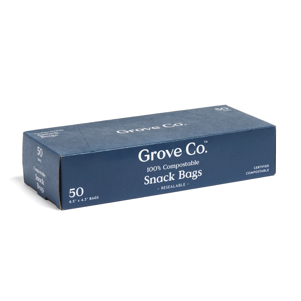 🤩 $5 SALE! 🤩 NWT Grove Collaborative Snack Bags- 50 Count - Picture 5 of 9